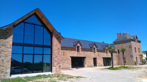 Rénovation - verrière avec vitrage de contrôle solaire